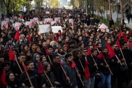 Greece Students Protest