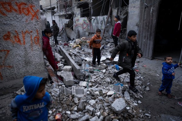 Ивицата Газа — В приюта на ООН в централната част