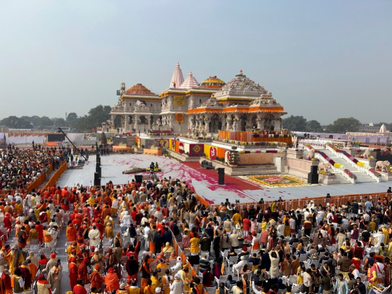 L’India Modi apre il tempio Ram costruito sul sito di una moschea demolita ad Ayodhya