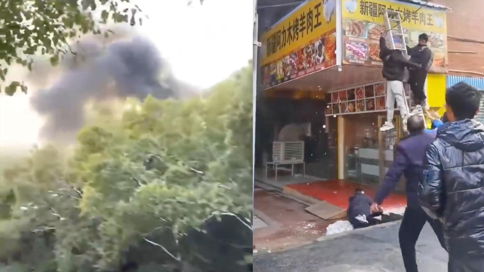 People filmed fleeing deadly fire in China | Infrastructure