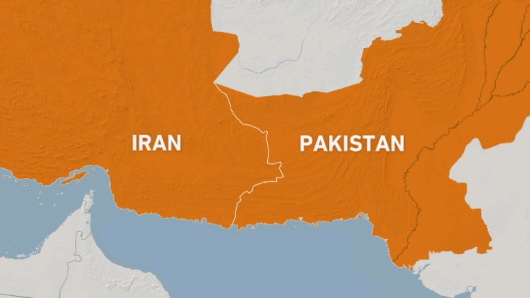Border of Iran and Pakistan