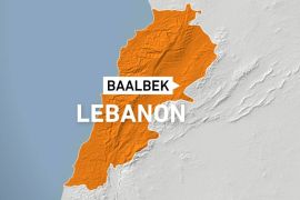 Lebanese officials say Israel carried out three air strikes near Baalbek, a Hezbollah stronghold [Al Jazeera]
