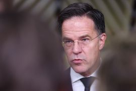 Outgoing Dutch Prime Minister Mark Rutte has been called an &#039;excellent&#039; and &#039;outstanding&#039; choice to lead NATO [File: Johanna Geron/Reuters]