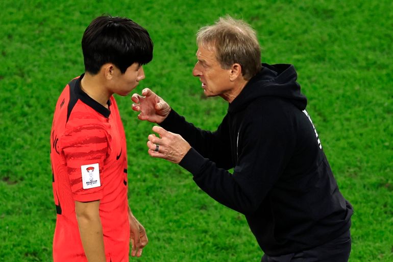 Jurgen Klinsmann managing South Korea