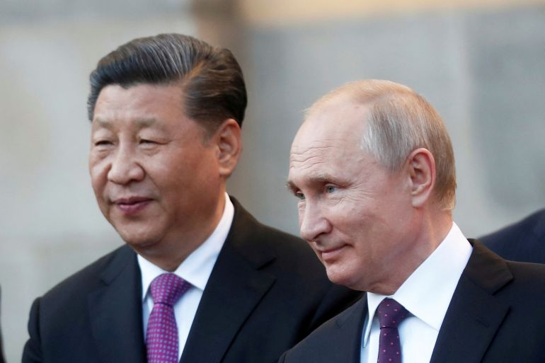 Xi Jinping and Vladimir Putin
