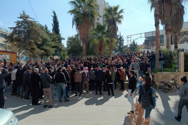 Един човек е убит по време на антиправителствен протест в сирийската провинция Свейда