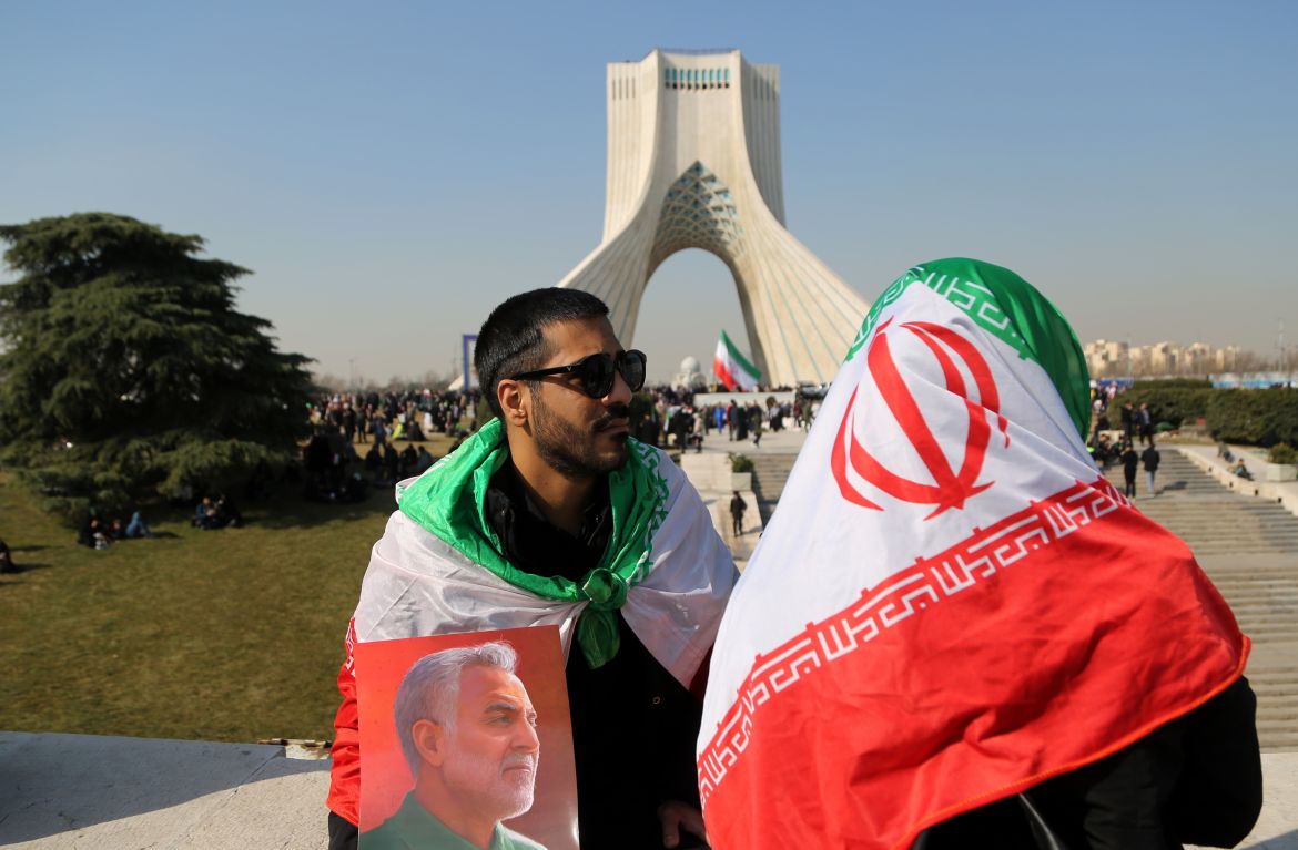 An event held at Azadi Square to mark 45th anniversary of the Islamic Revolution in Tehran, Iran