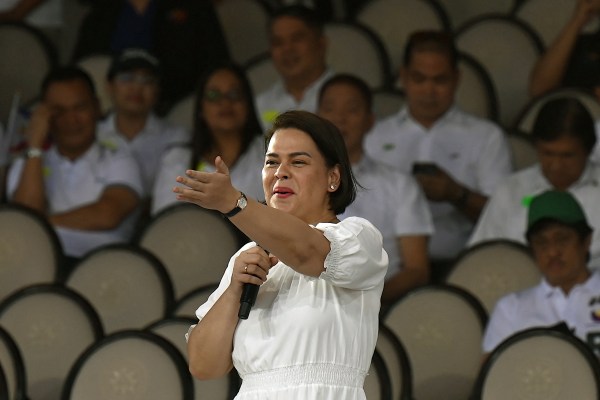 Манила Филипините – Сара Дутерте Карпио вицепрезидентът на Филипините и фаворитът