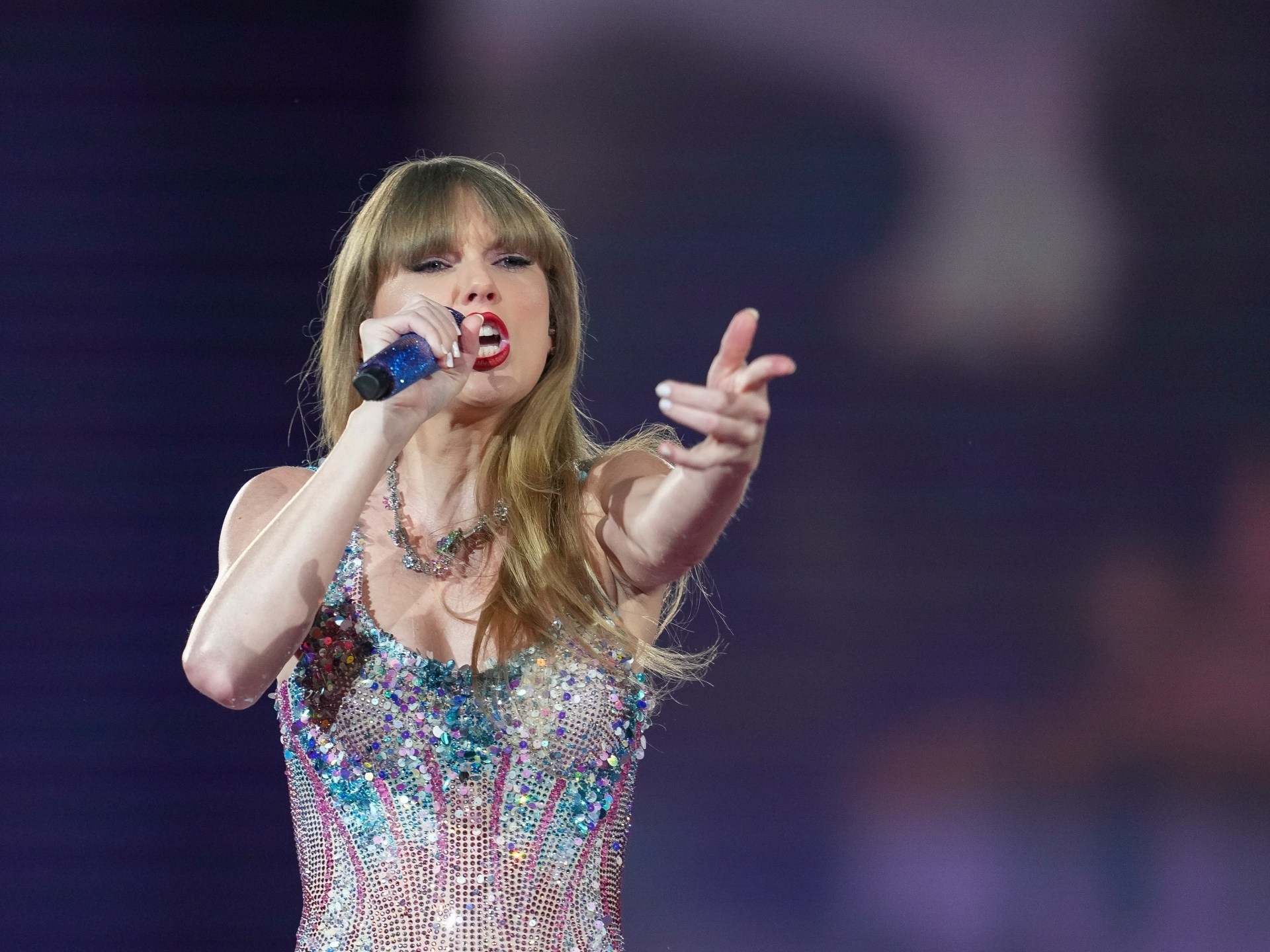 Taylor Swift landt in de VS voorafgaand aan het Super Bowl-optreden van Travis Kelce |  Nieuws