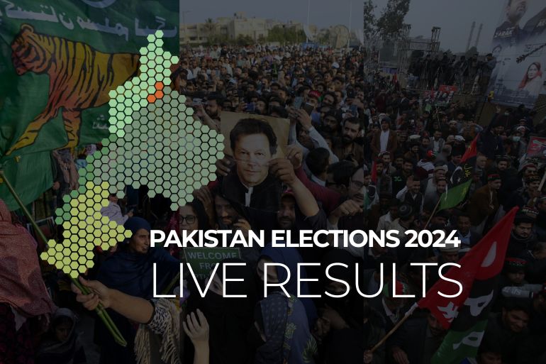 파키스탄 2024에 대한 실시간 결과