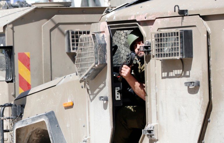 Israeli forces stormed the grounds of the Jenin Government Hospital