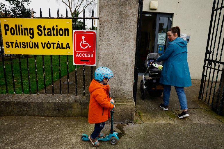 Polling station Ireland