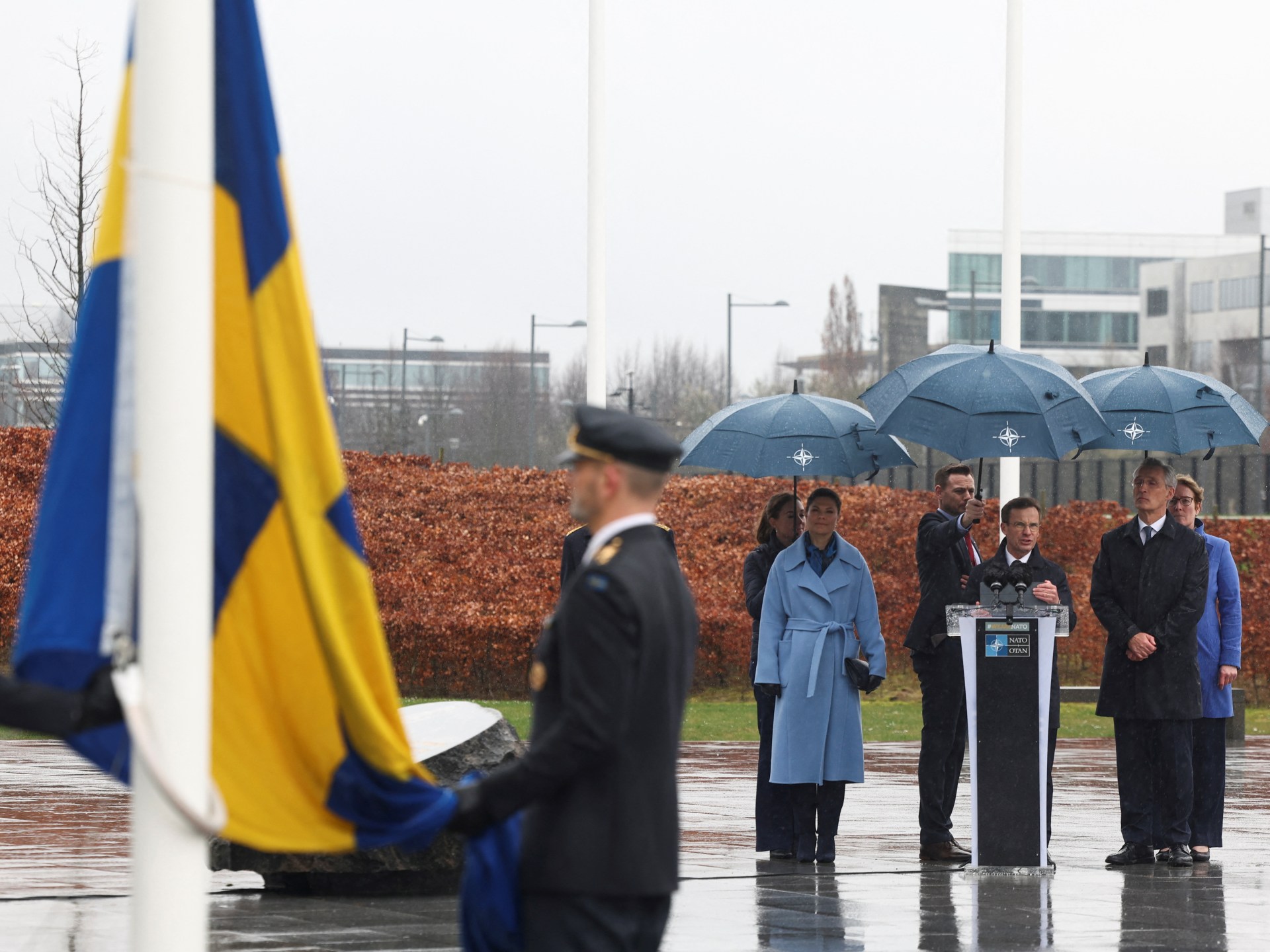 Flag of NATO’s 32nd member, Sweden, raised at alliance’s headquarters | News