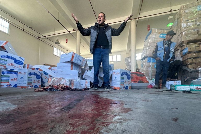 Israeli strike on UNRWA warehouse
