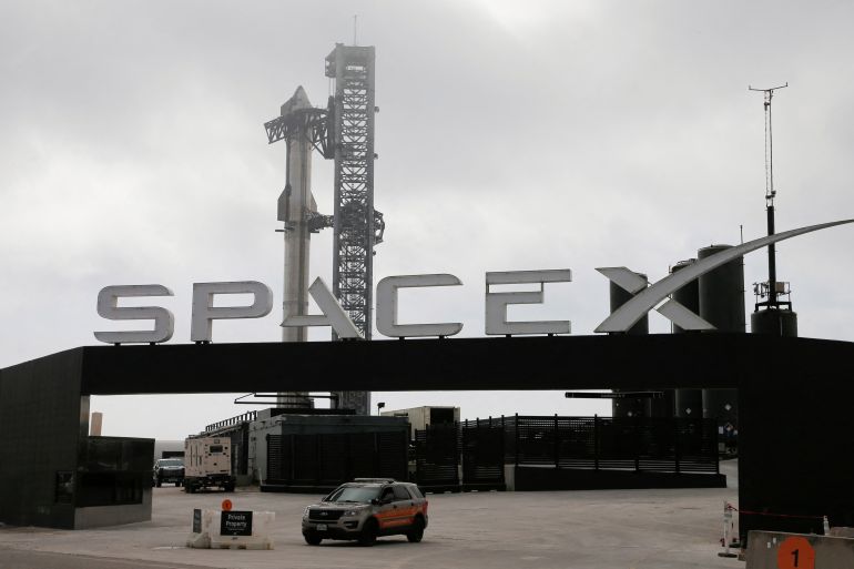 SpaceX's next-generation Starship spacecraft atop its powerful Super Heavy rocket is prepared for a third launch from the company's Boca Chica launchpad on an uncrewed test flight, near Brownsville, Texas, U.S. March 13, 2024