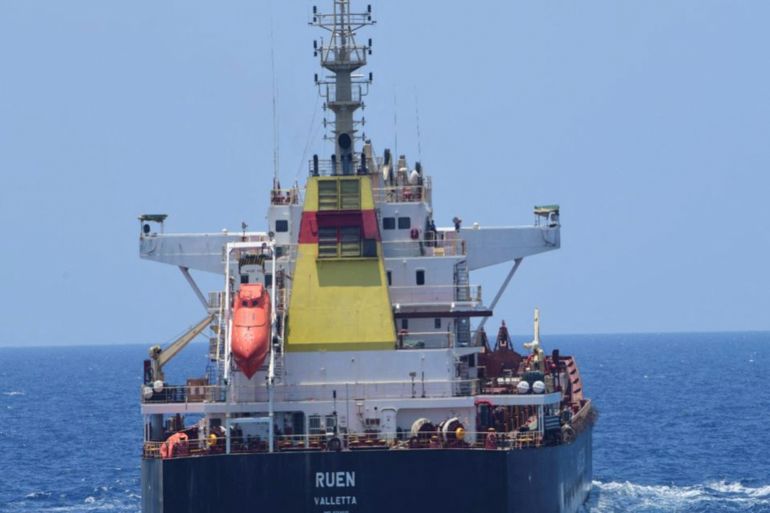 The Maltese-flagged bulk cargo vessel Ruen