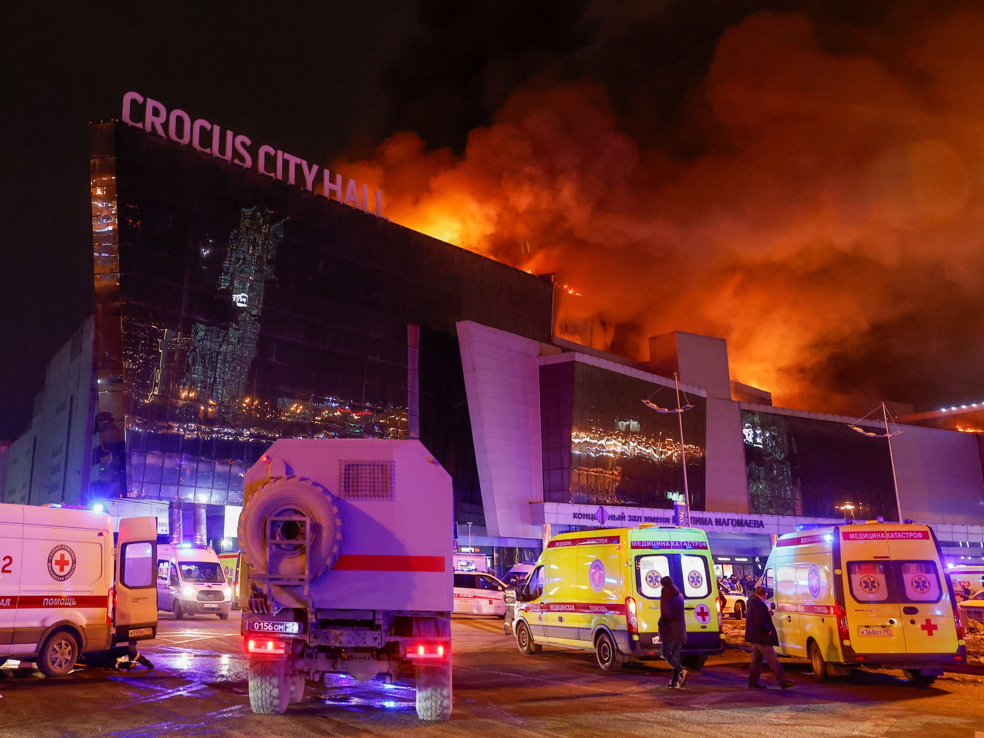 Berichte über eine Schießerei und Explosion in einem Konzertsaal in Moskau, Russland |  Nachricht
