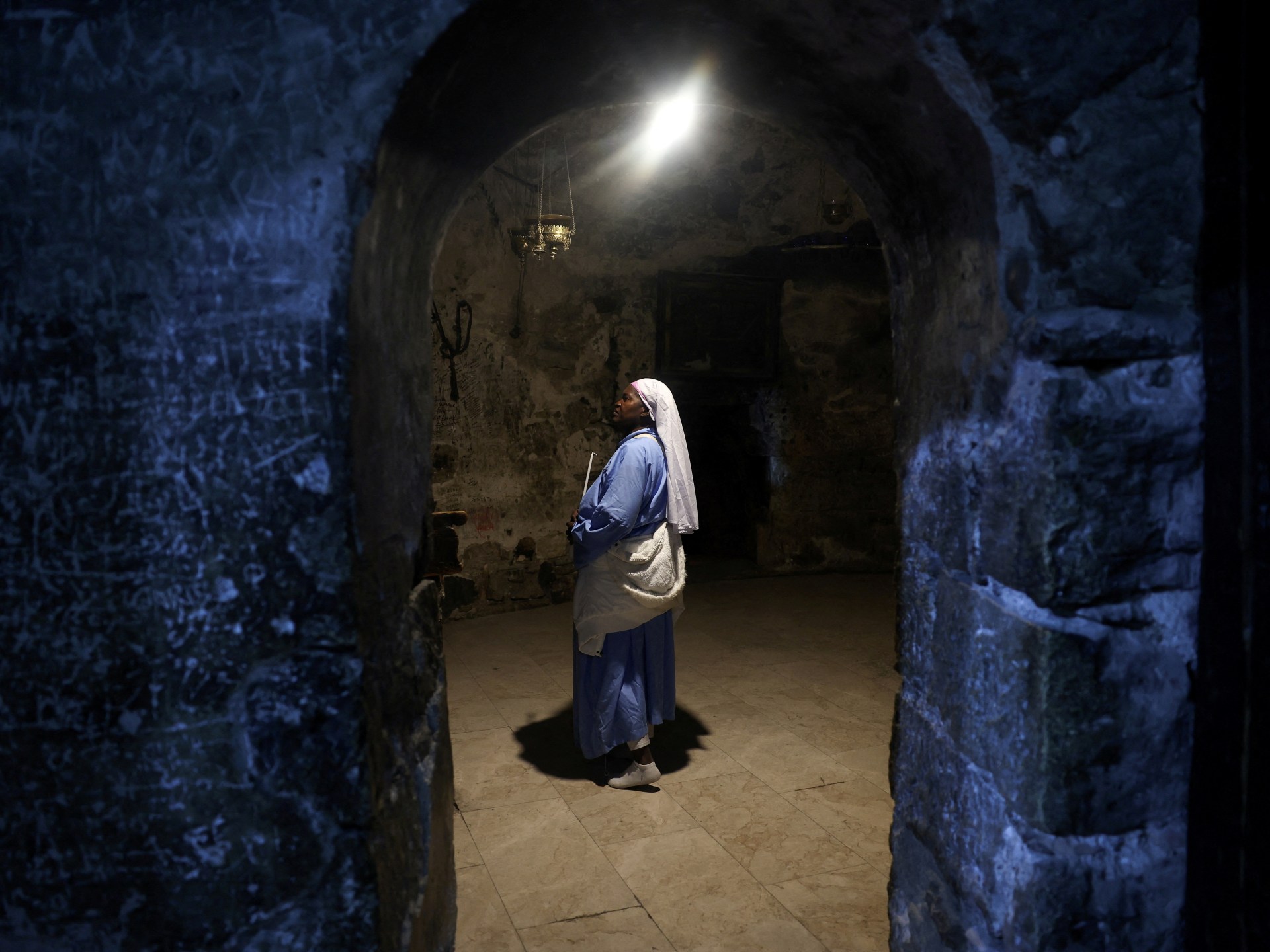 Les chrétiens palestiniens exclus de la vieille ville de Jérusalem à Pâques |  Guerre d'Israël contre Gaza Actualités