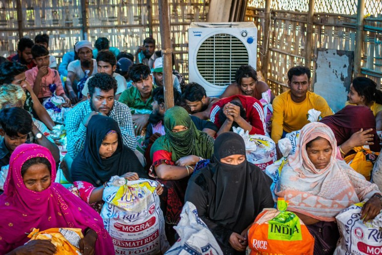História dos refugiados de Mianmar [Handout via Al Jazeera]