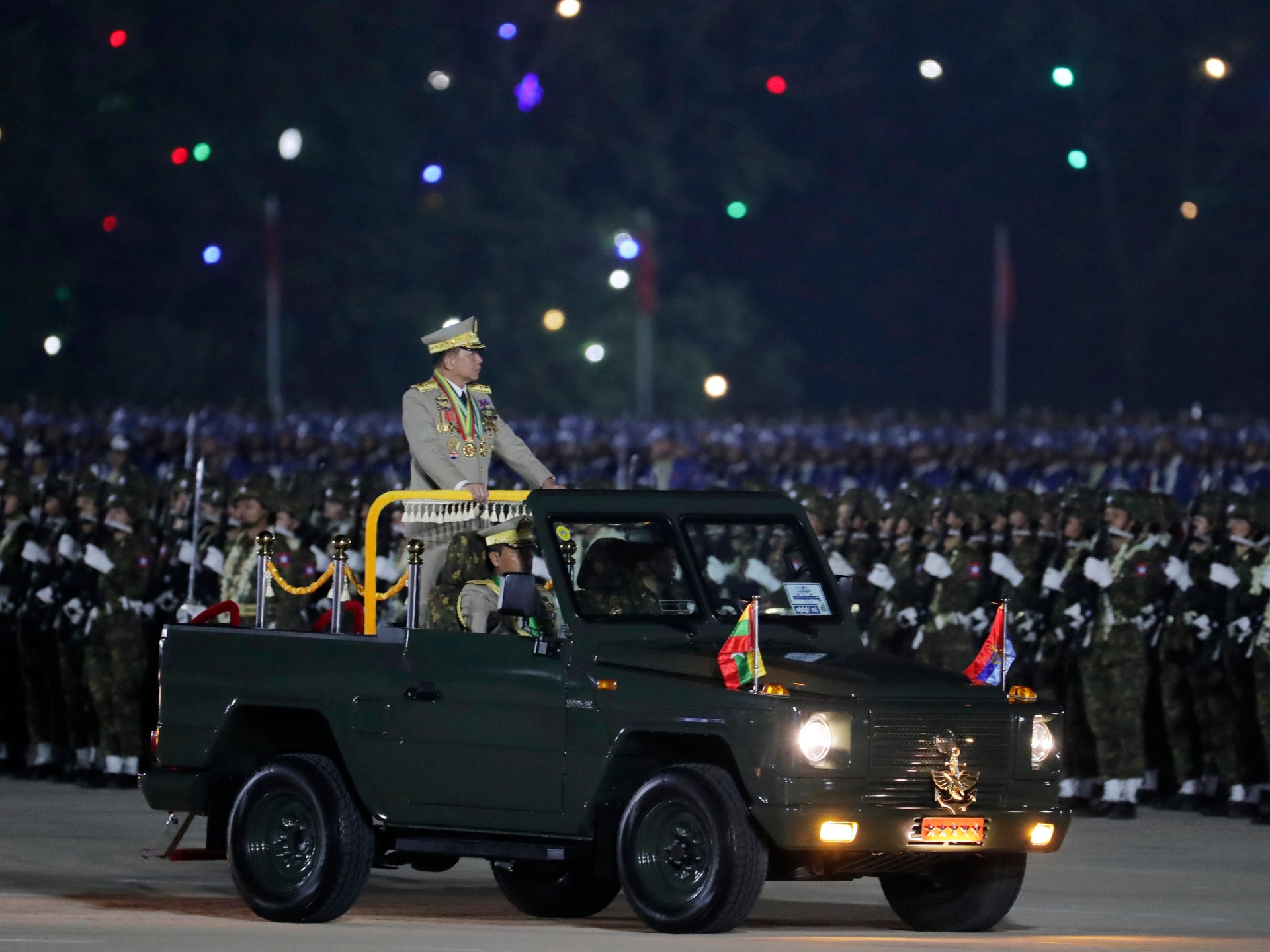 Min Aung Hlaing talks tough as Myanmar’s armed forces face growing pressure | Conflict News