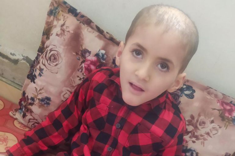 Yazan al-Kafarneh, a Palestinian boy whon starved to death in Gaza