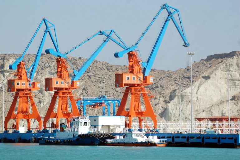 Gwadar Port is part of the $62 billion China-Pakistan Economic Corridor project. [Nadeem Khawer/EPA]