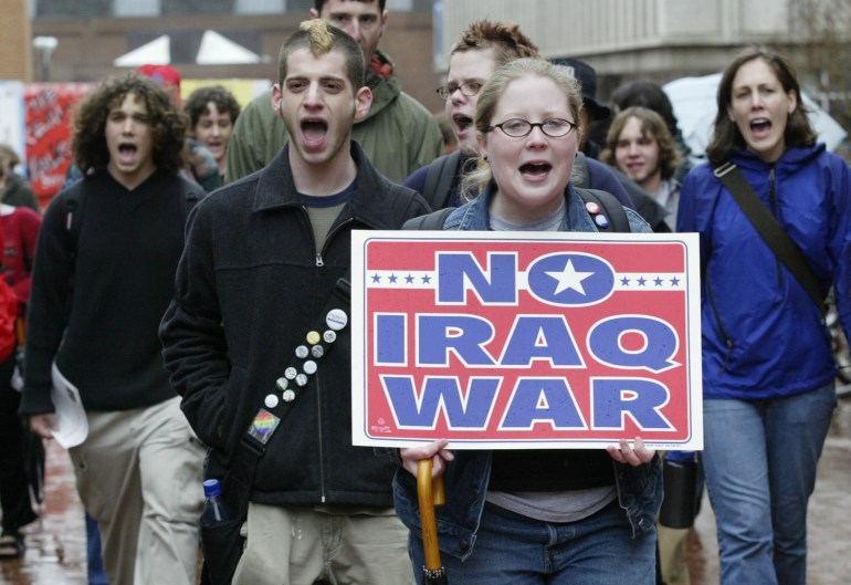 Protest gegen den Irak-Krieg