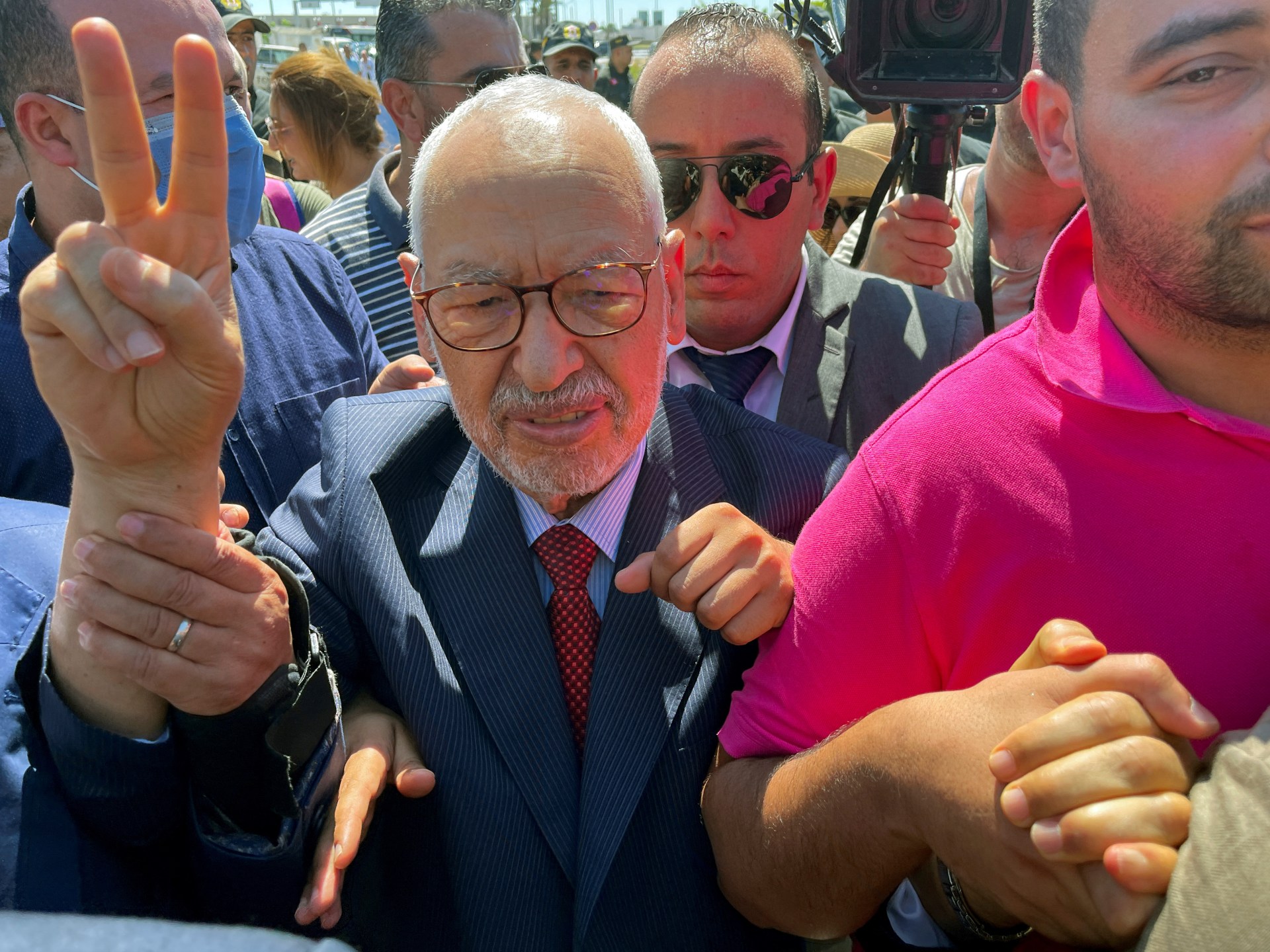 International support for Tunisia’s jailed opposition leader Ghannouchi | Politics News