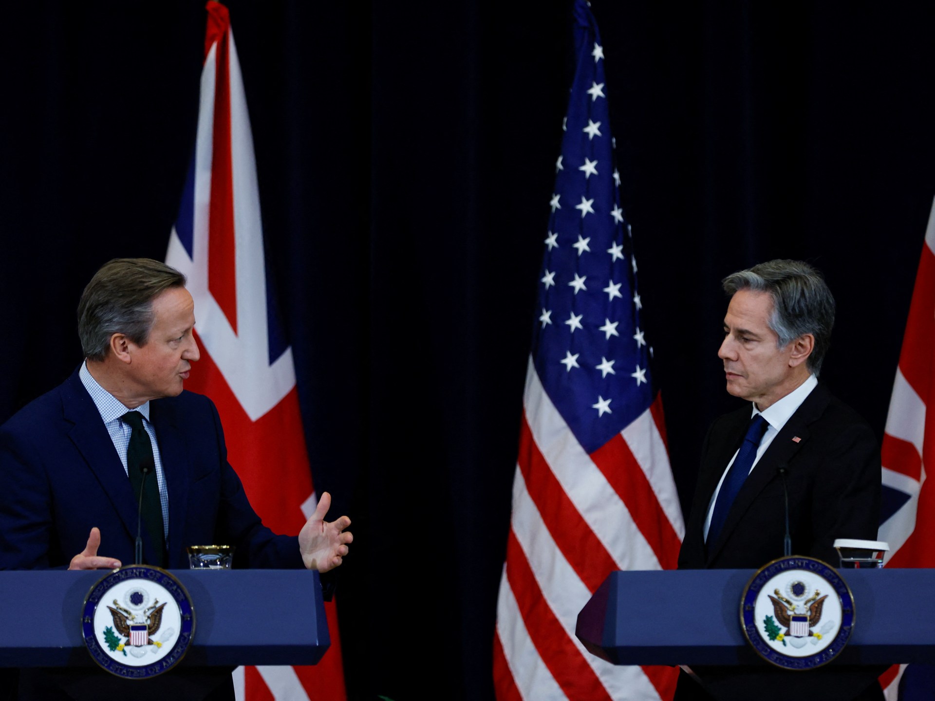 Russia-Ukraine war live news: UK’s Cameron to press US Congress on Kyiv aid