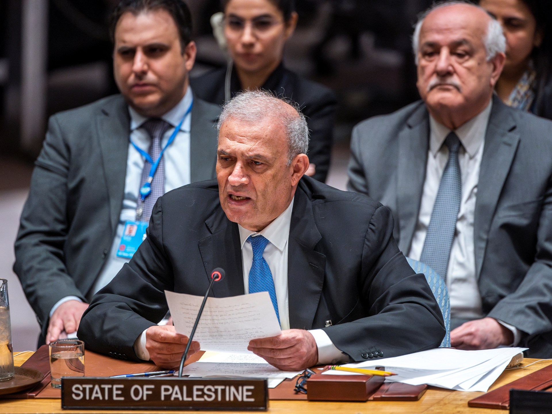 Presentar la candidatura palestina como miembro de las Naciones Unidas a votación en el Consejo de Seguridad  Noticias de las Naciones Unidas
