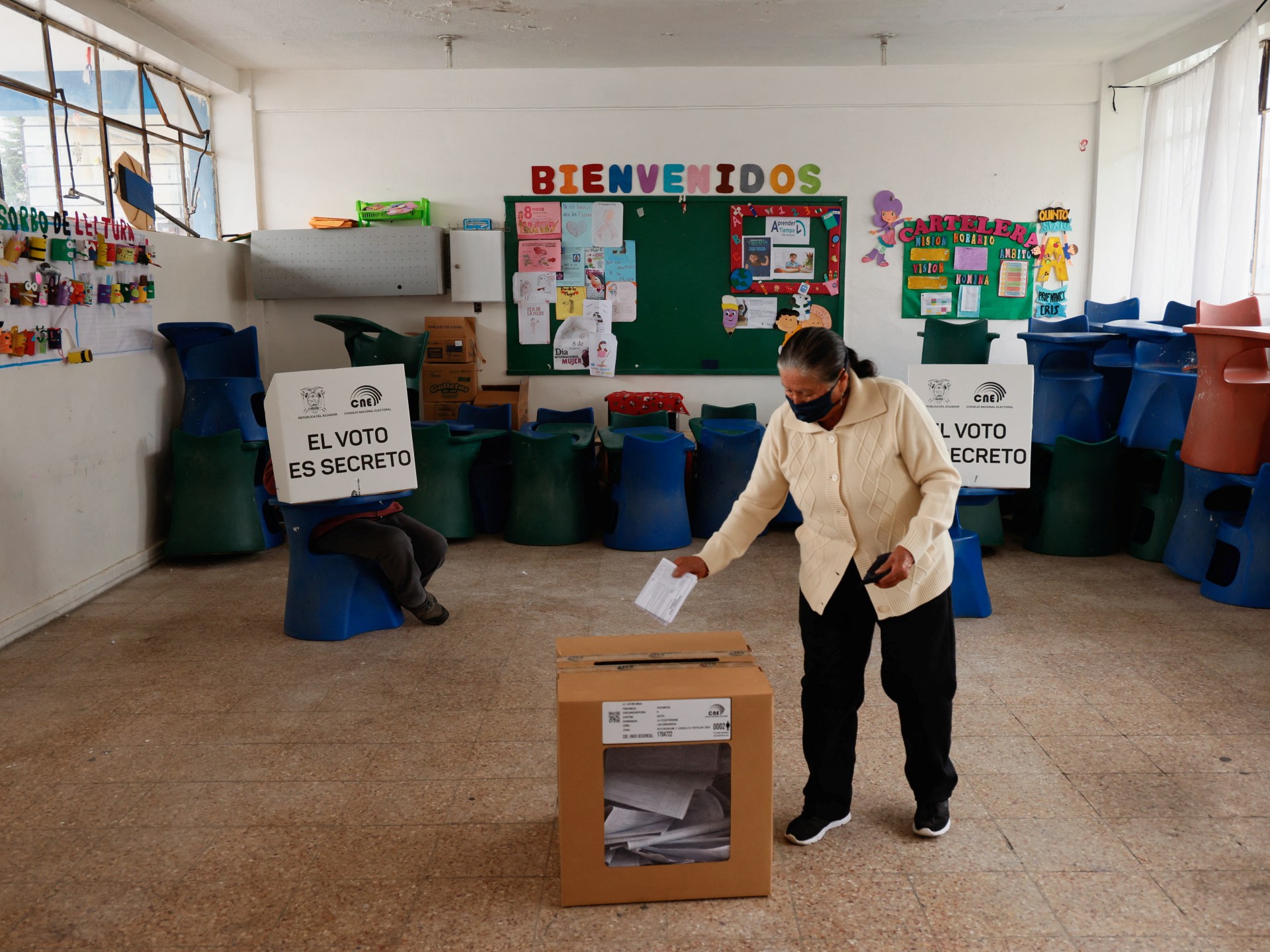 Ecuador votes on anticrime measures amid soaring violence