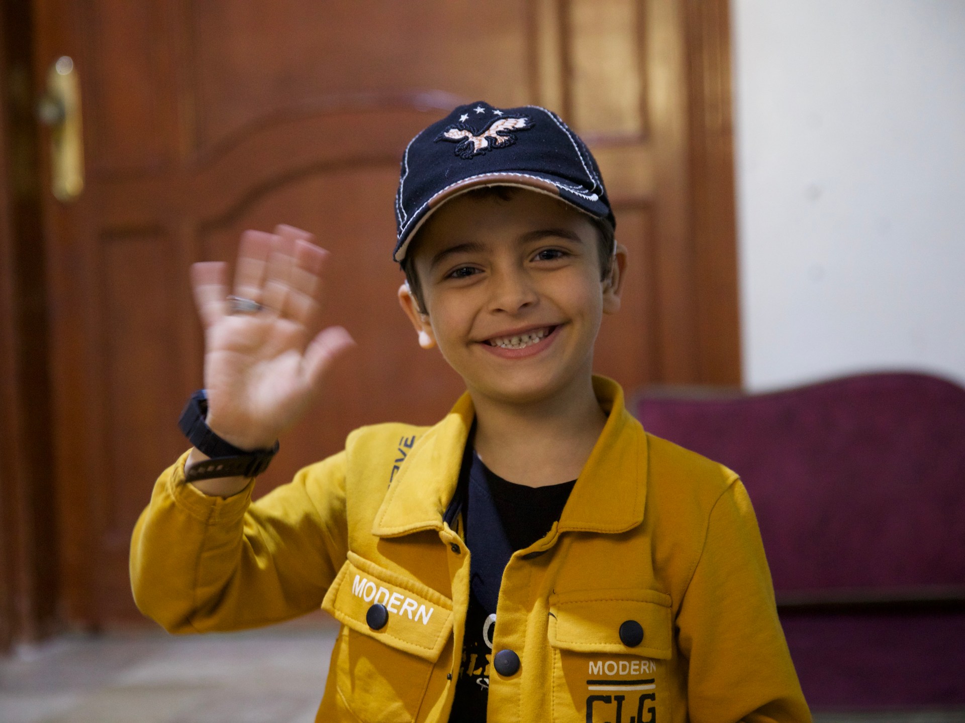 Aslan, a little Syrian boy’s journey to hear again