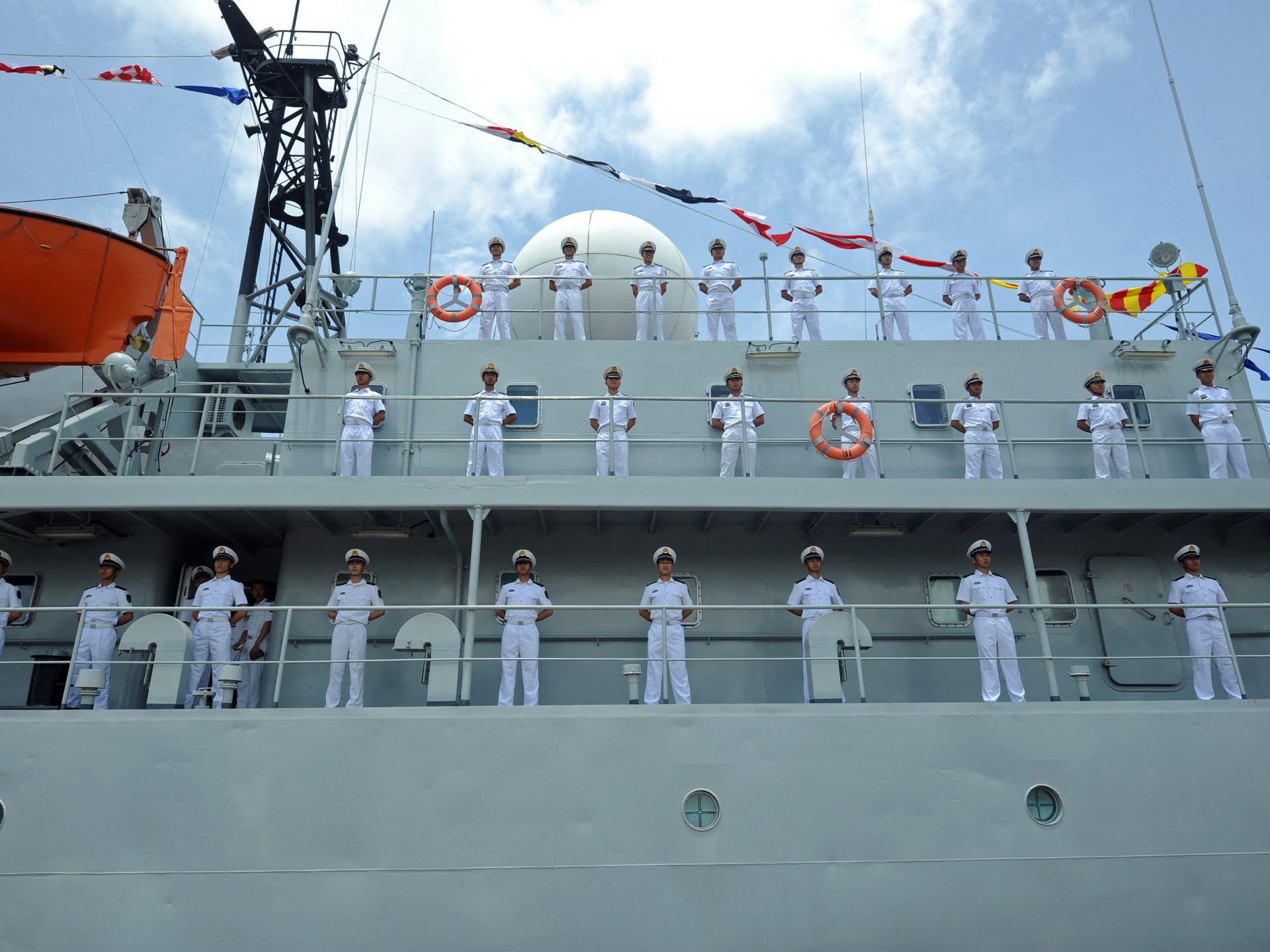 China holds ‘combat patrol’ in South China Sea amid US-led war games
