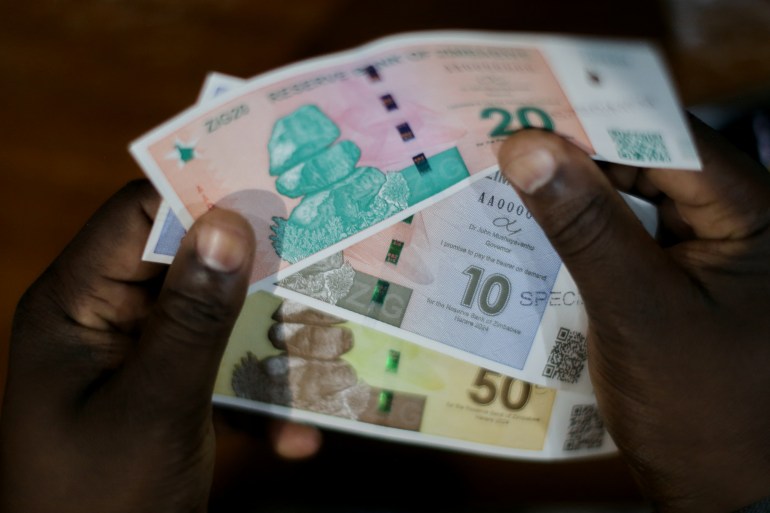 Uang kertas Zimbabwe baru