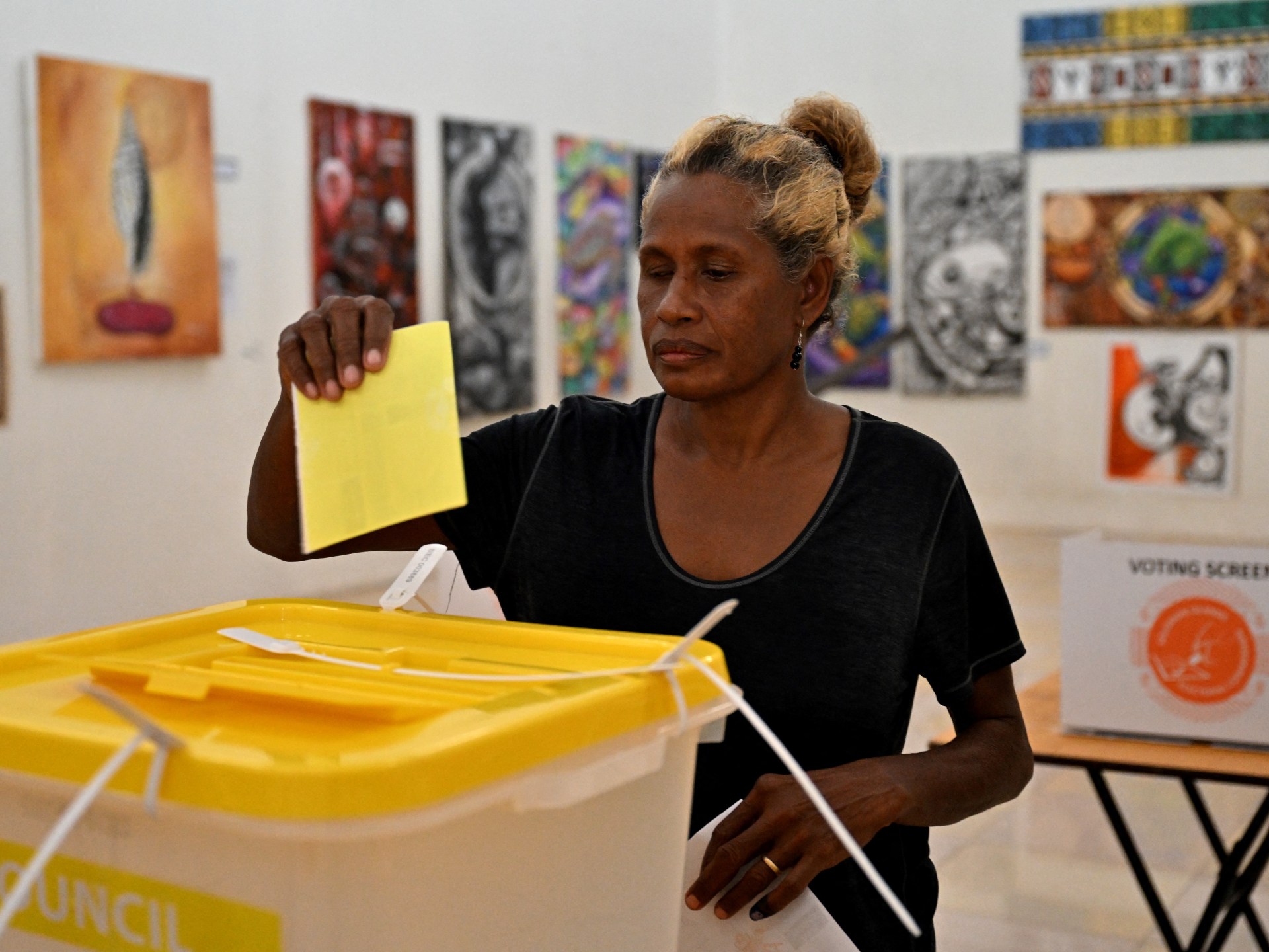
                            Solomon Islanders vote in election that could shape ties with China