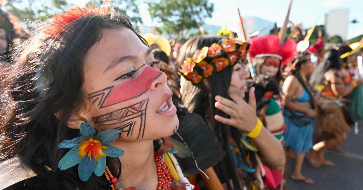 Les peuples autochtones du Brésil marchent pour exiger la reconnaissance de leurs terres |  Actualités sur les droits autochtones
