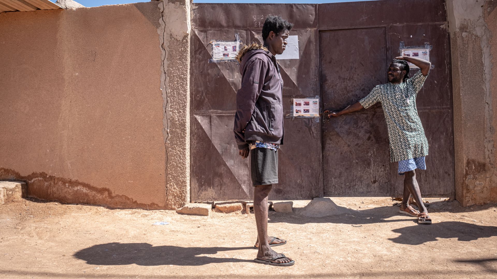 Men in Agadez, Niger