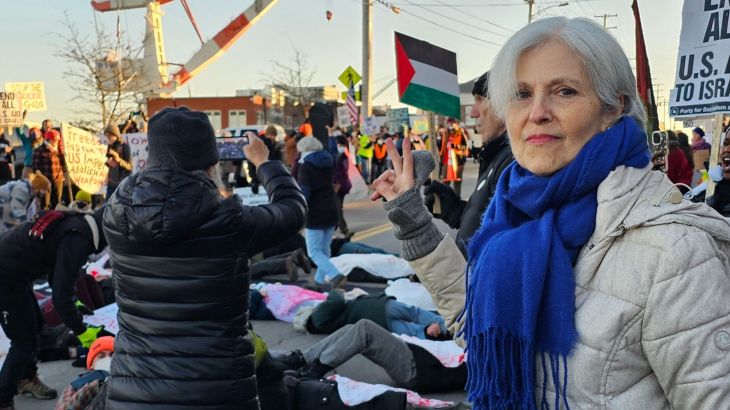 US presidential candidate Jill Stein, who was arrested during an anti-war protest at Washington University, has spoken to Al Jazeera about what happened.