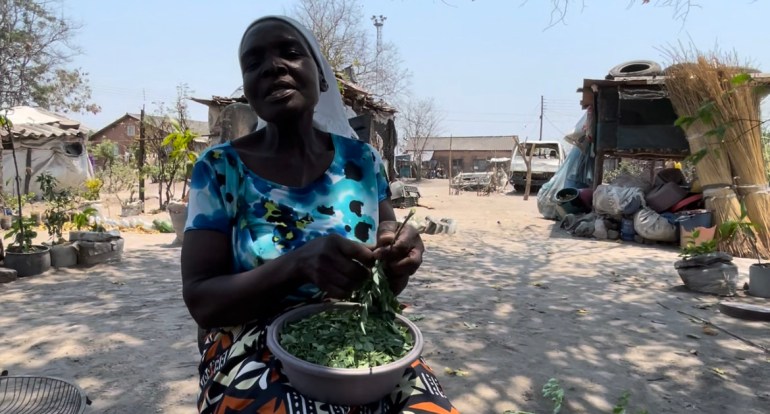 A woman in Zimbabwe