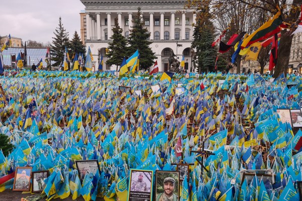 Киев Украйна – След почти две години военна служба на