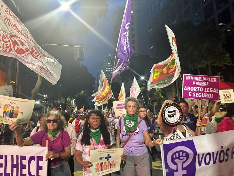 Brazil's feminist movement is animated by repeal of abortion law in neighboring Argentina