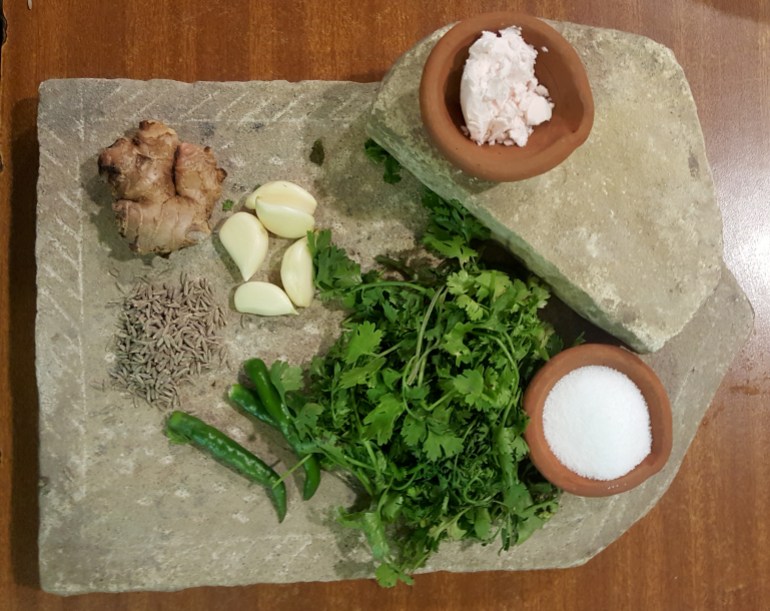 Ingredients to make pisyun loon [Courtesy of Rushina Ghildiyal]