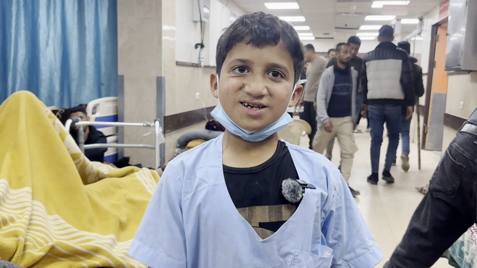 Displaced 12-year-old boy becomes Gaza’s youngest medic