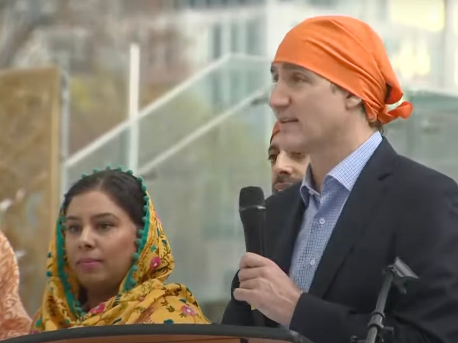 India protests alleged Sikh separatist slogans at event attended by Trudeau | Conflict News