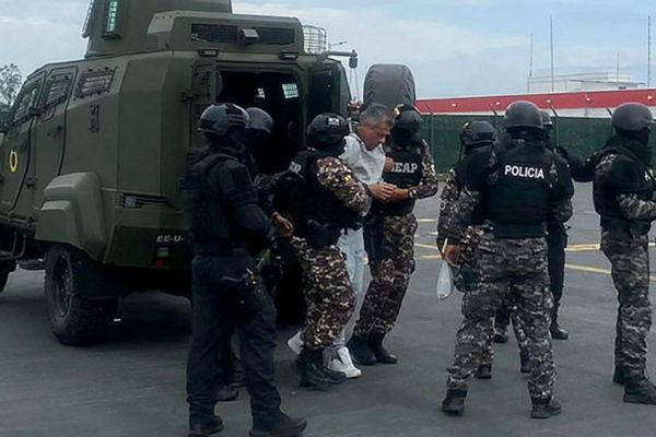Хорхе Глас, бившият вицепрезидент на Еквадор, чието насилствено изтласкване от