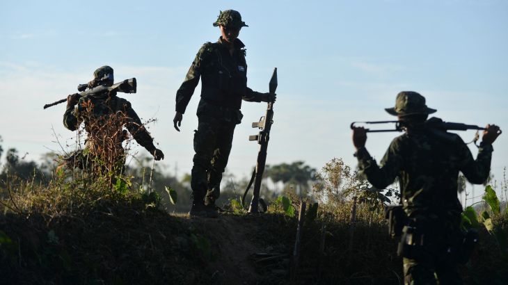 Myanmar Army on the Ropes