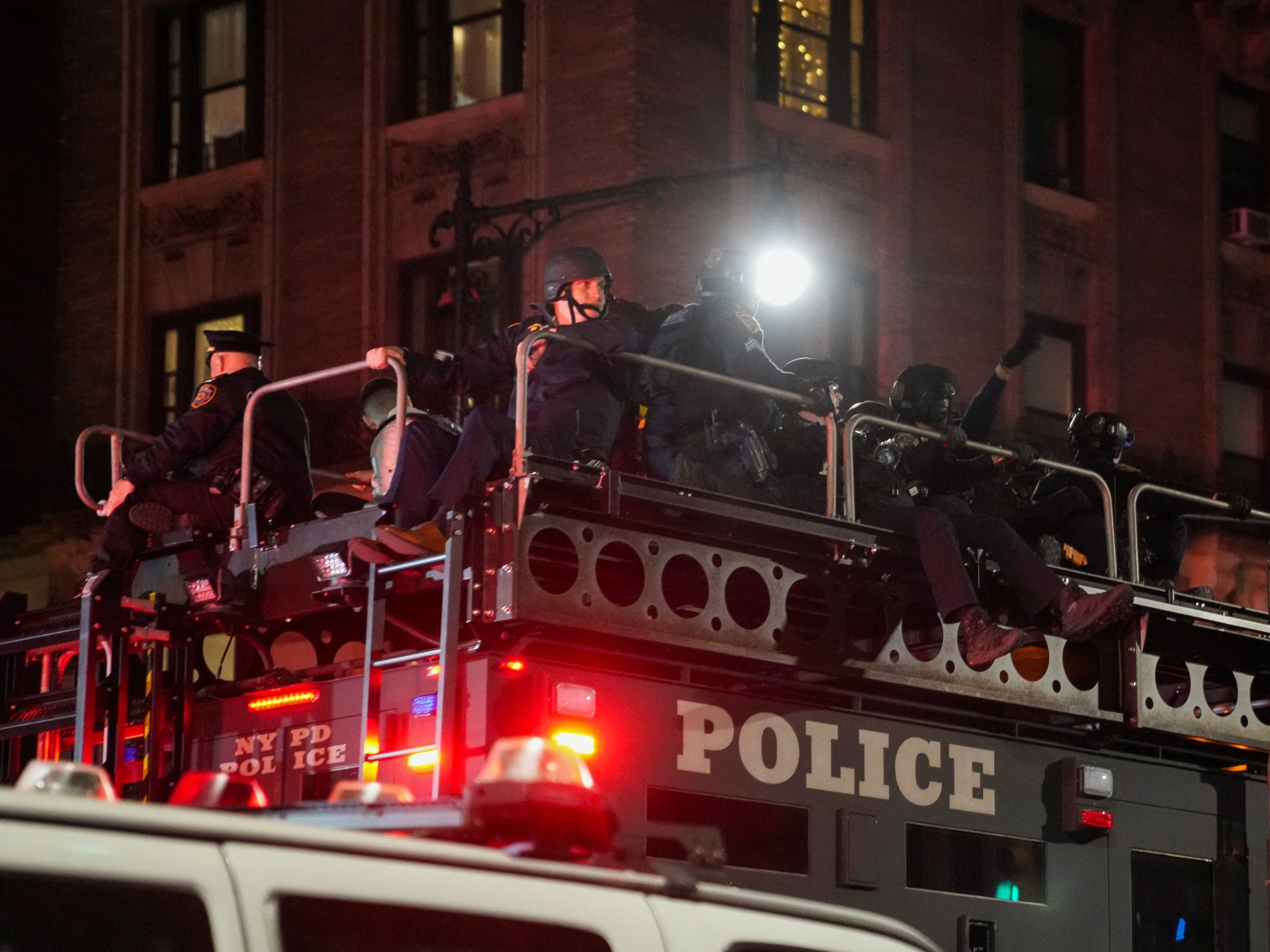 New York City police enter Columbia campus as Gaza protest escalates