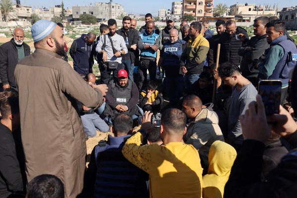 Всички палестински журналисти отразяващи войната на Израел срещу Газа бяха