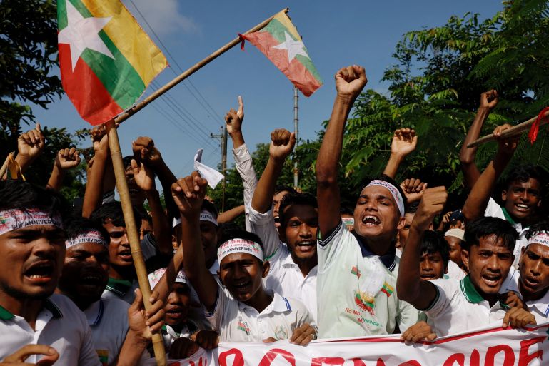 Rohingya Protest Week in Pictures: From missile strikes in Kyiv to Indonesia protests ...