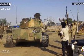 This image grab taken from handout video footage released by Rapid Support Forces&#039; Telegram account on October 26, 2025 shows its fighters celebrating in the streets of El-Fasher in Sudan&#039;s Darfur [Handout via AFP]